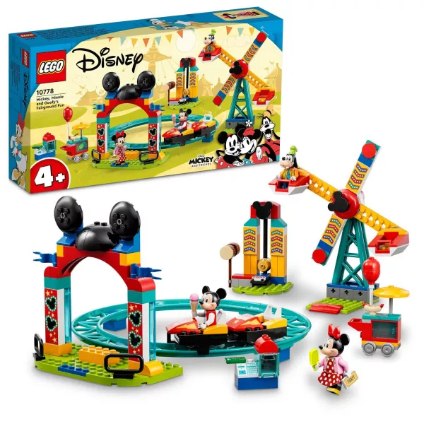LEGO Mickey & Friends Mickey: Distracție la bâlci cu Mickey, Minnie și Goofy - 10778