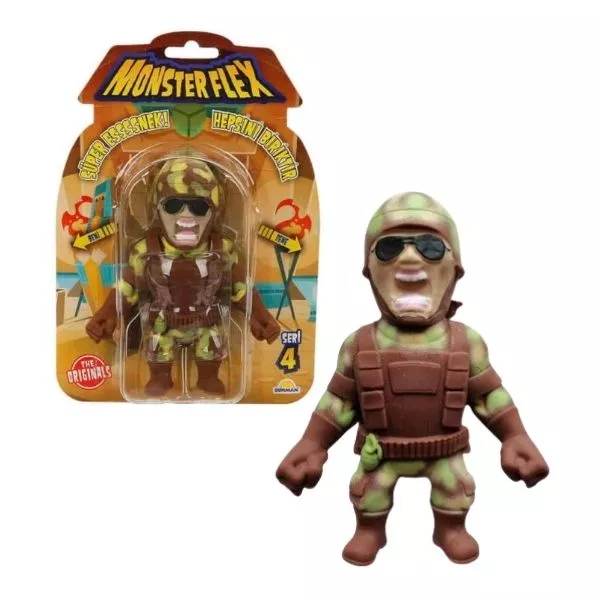 Monster Flex: Figurină monstru care poate fi întins, seria 4 - Marine Soldier