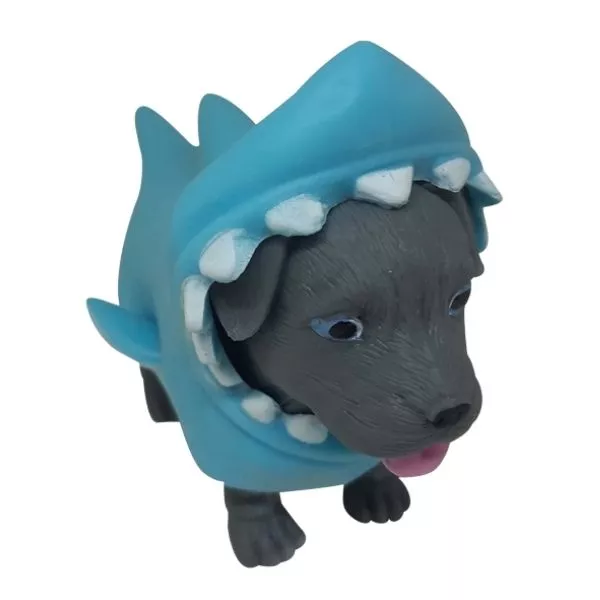 Dress Your Puppy: Pitbull în costum de rechin