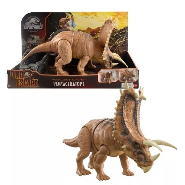 Jurassic World: Mega Destroyers - Figurină dinozaur Pentaceratops