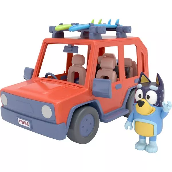 Bluey: Set de joacă Mașina familiei cu plăci de surf