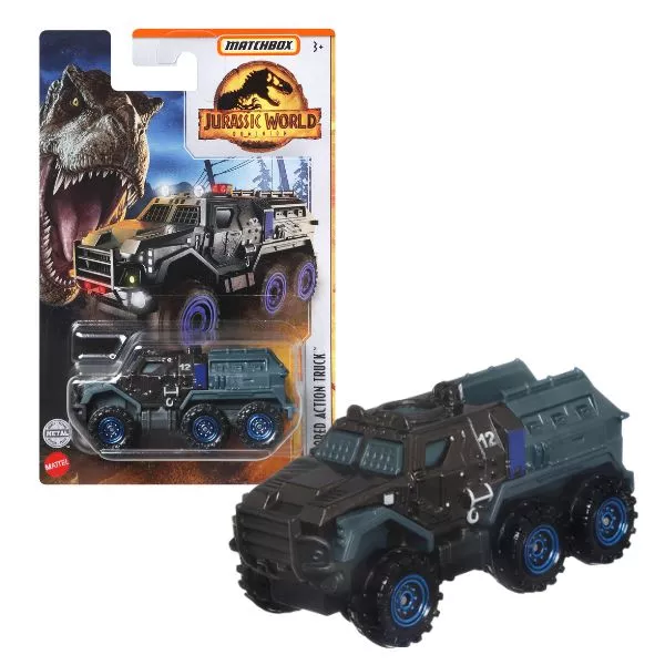 Matchbox Jurassic World 2: Mașinuță Armored Action Truck