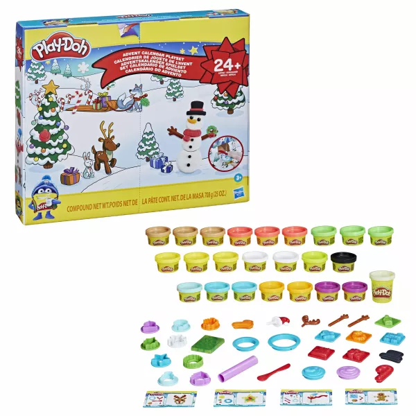 Play-Doh: Set de plastilină Calendar de crăciun