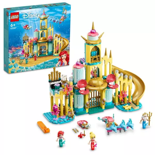 LEGO® Disney Princess: Ariel víz alatti palotája 43207 - CSOMAGOLÁSSÉRÜLT