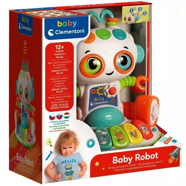 Clementoni: Baby robot - interaktív robot babáknak - CSOMAGOLÁSSÉRÜLT