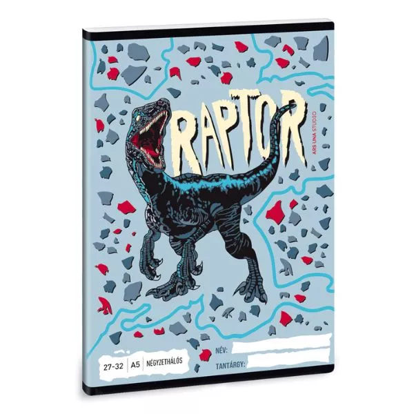 Ars Una: Raptor caiet cu pătrățele - A5
