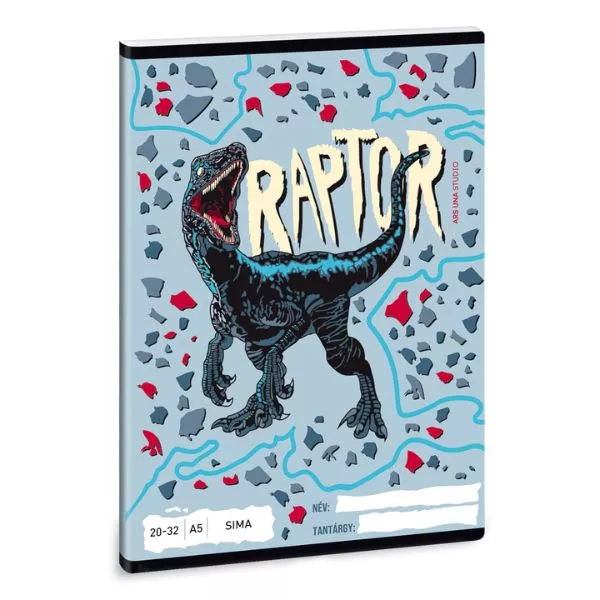 Ars Una: Raptor sima füzet - A5