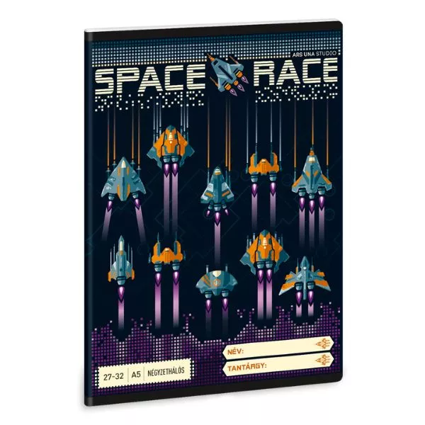 Ars Una: Space Race vonalas füzet - A5, 21-32