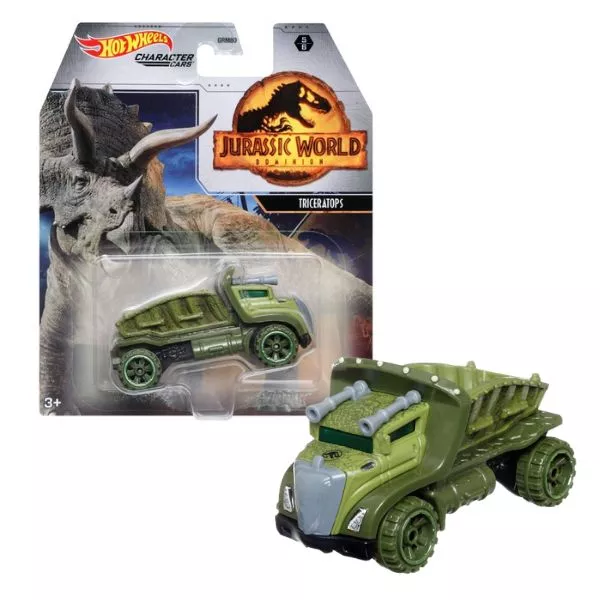 Hot Wheels: Jurassic World kisautó - Triceratops