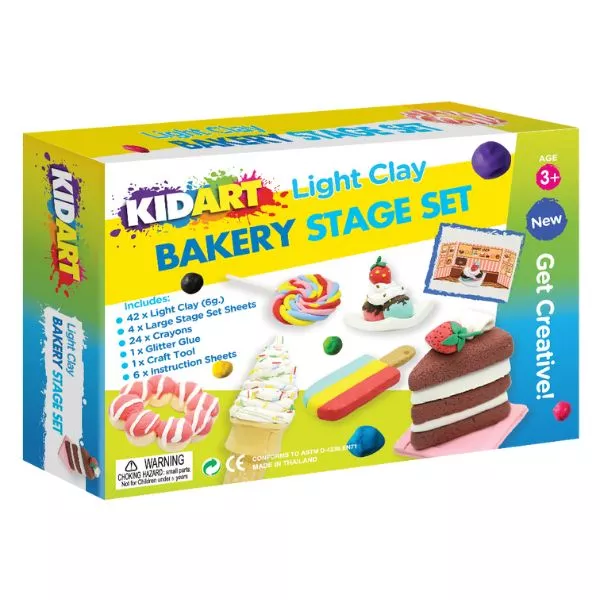 Kid Art: Set plastilină pentru modelare - Magazin de dulciuri