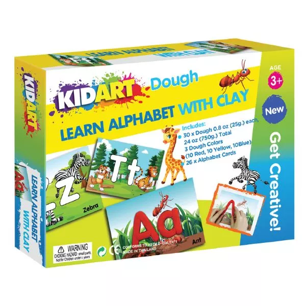 Kid Art: Învață alfabetul cu plastilină