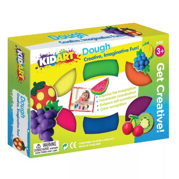Kid Art: Set de plastilină colorată - 6 culori