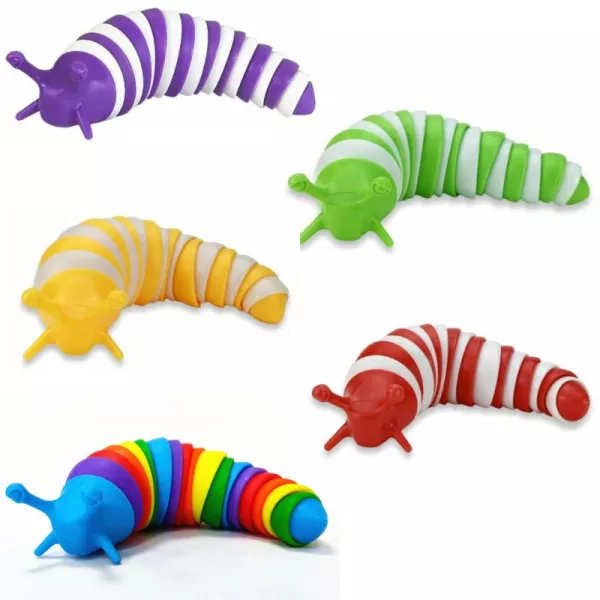 Melcul Slugzy - jucările pentru eliminarea stresului, diferite
