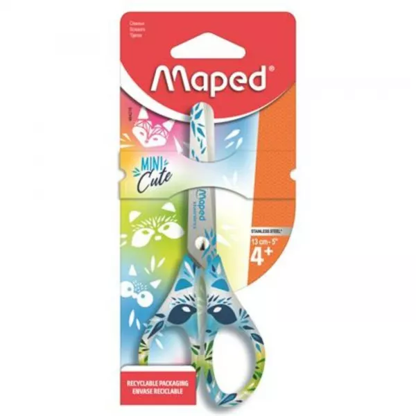 Maped: Mini Cute foarfece pentru copii, 13 cm - albastru