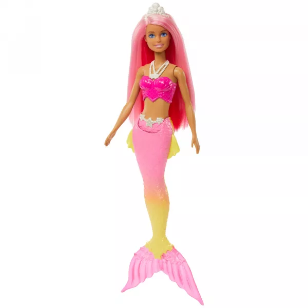 Barbie Dreamtopia: Pink hajú színes sellő