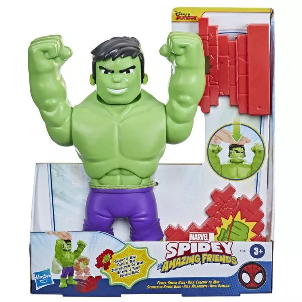 Pókember: Póki és csodálatos barátai - Power Smash Hulk figura