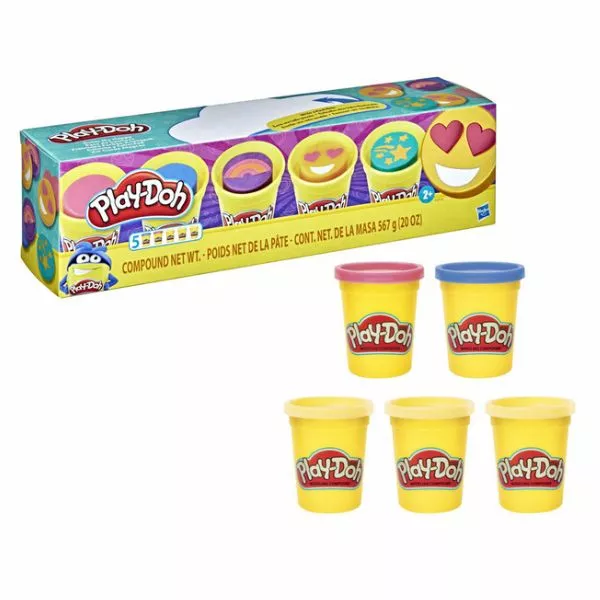 Play-Doh: Color me Happy gyurmaszett 5 tégely gyurmával