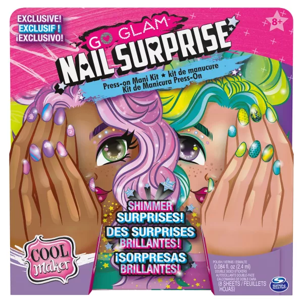 Cool Maker: Set pentru unghii fabuloase Go Glam Nail Surprise Shimmer
