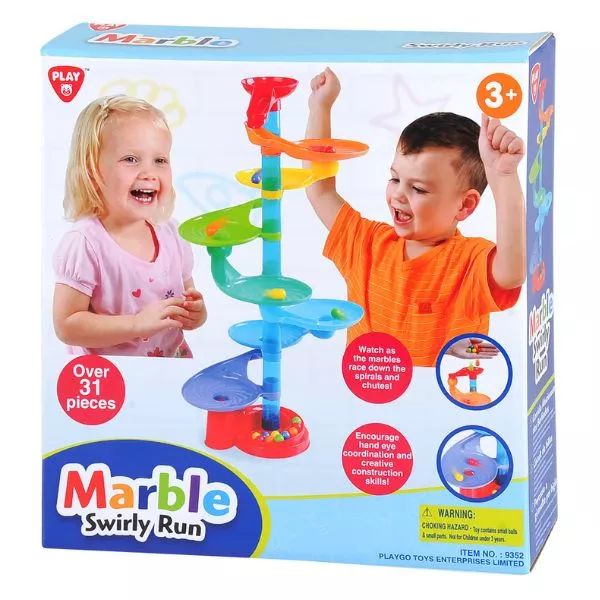Playgo: Spirál golyópálya - 31 darabos akciós termékkép 1