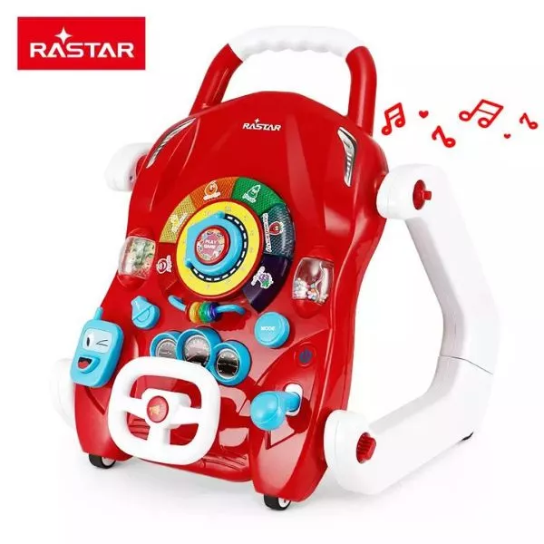 Rastar: Antepremergător muzical 3-în-1 - roșu