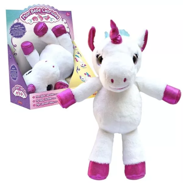 Figurină unicorn bebeluș care se rostogolește