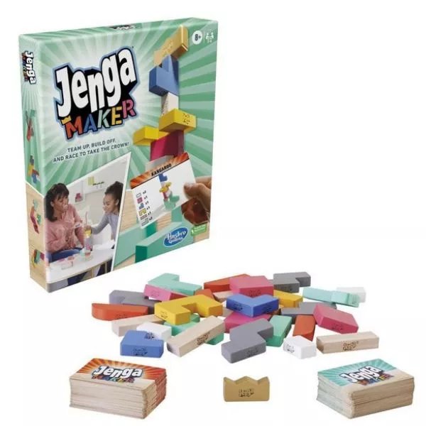 Jenga maker - joc de societate cu instrucțiuni în lb. maghiară