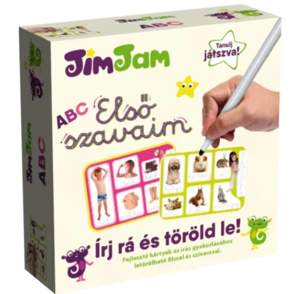 JimJam: Scrie pe el și șterge-l! Primele mele cuvinte - educativ în lb. maghiară