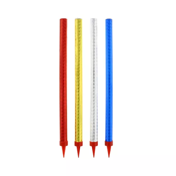 Set de 4 artificii tort colorate XL - 25 cm