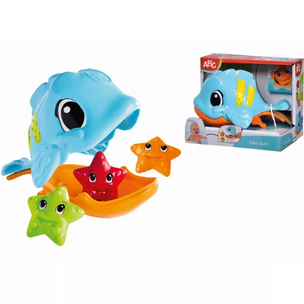 ABC: Balena înfometată - jucărie de baie pentru bebeluși