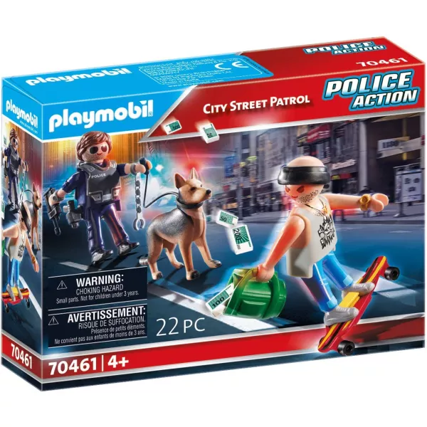 Playmobil: Kutyás rendőr a tolvaj nyomában 70461