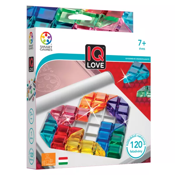 Smart Games: IQ-Love - joc de logică cu instrucțiuni în lb. maghiară