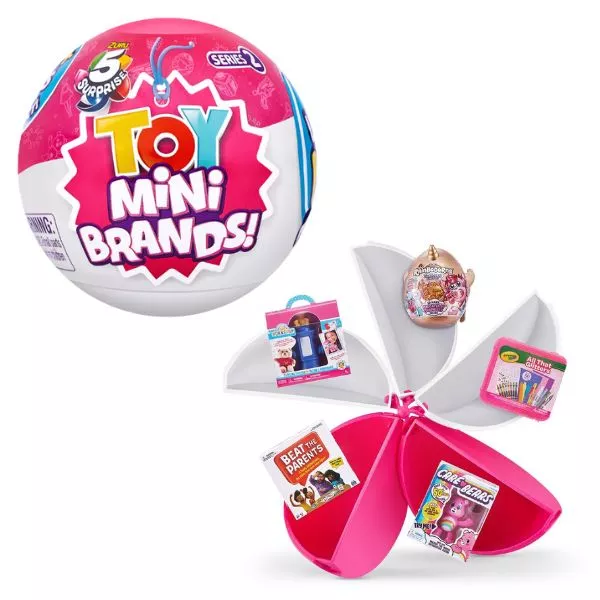 Toy Mini Brands: Pachet surpriză cu mini-jucării - 5 buc
