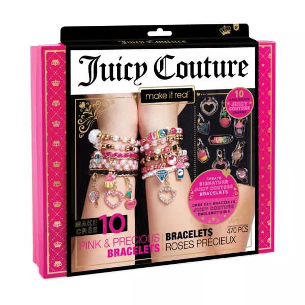 Make It Real: Juicy Couture - set pentru realizare a bijuteriilor pink și strălucitoare
