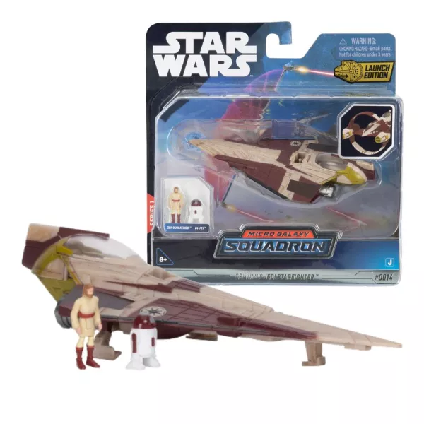 Star Wars: Jedi Starfighter (Delta 7-B), Obi-Wan Kenobi és R4-P17 figurával