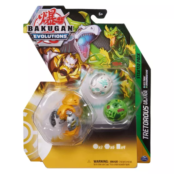 Bakugan Evolutions: S4 Kezdő csomag - Tretorous Ultra
