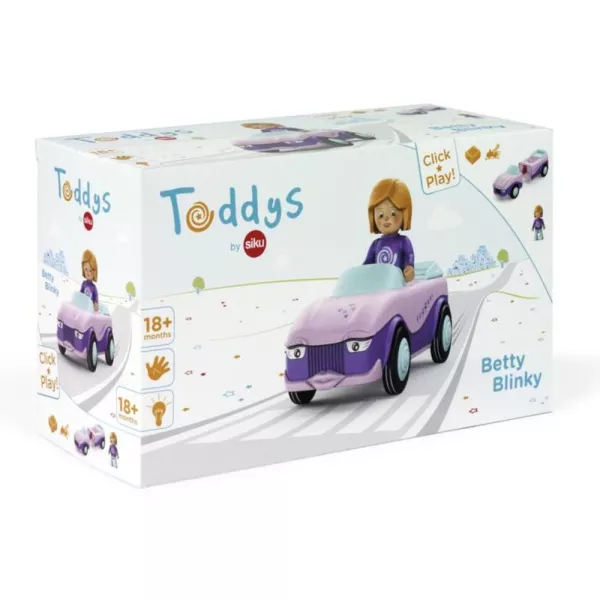 Toddys: Betty și Blinky - set de joacă de mașinuțe