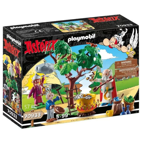 Playmobil Asterix și Obelix: Getafix cu poțiunea magică - 70933