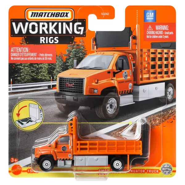 Matchbox: Working Rigs - Mașinuță 3500 Attenuator Truck