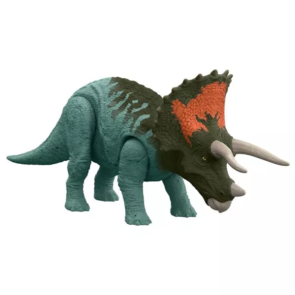 Jurassic World 3: Roar Strikers figurină dinozaur cu sunet - Triceratops