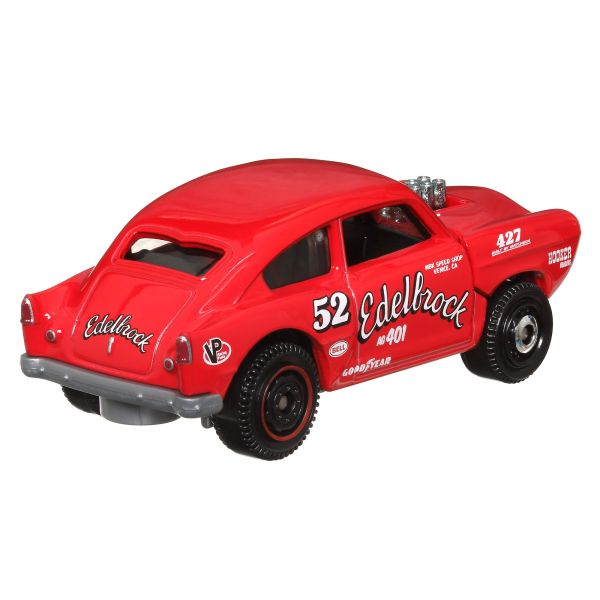 Matchbox Moving Parts - Henry J Gasser [Rosso] 37/50 - Modellino Auto In Scala 1:64 Con Parti Mobili - 3