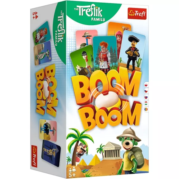 Trefl: Boom Boom - Treflik's Family ügyességi és logikai társasjáték