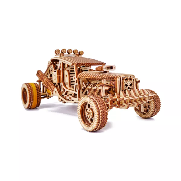 Wood Trick: Mechanikus modell, fa - Mad Buggy autó