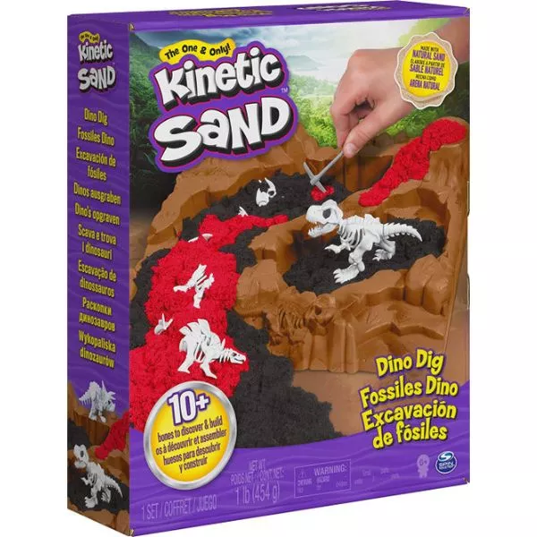 Kinetic Sand: Set de joacă Sit arheologic de dinozauri