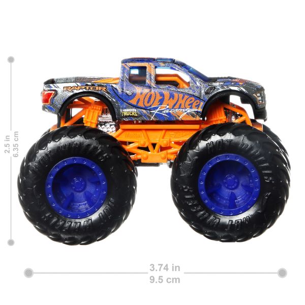 Hot Wheels Monster Trucks: Mașinuță Raptor F150 - 1:64 - Tulli.ro