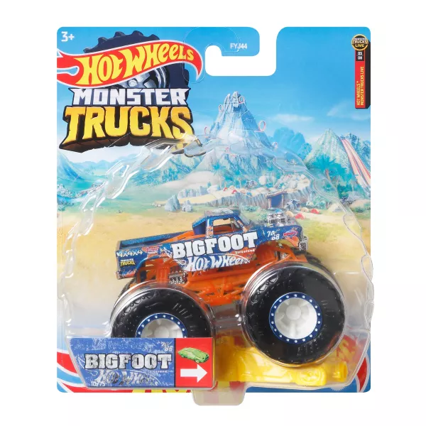 Hot Wheels: Monster Trucks BigFoot kisautó 1:64