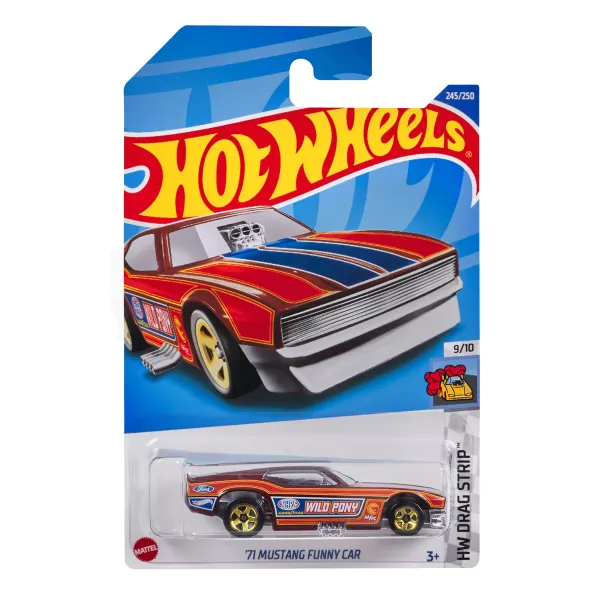 Hot Wheels: 71 Mustang Funny Car kisautó