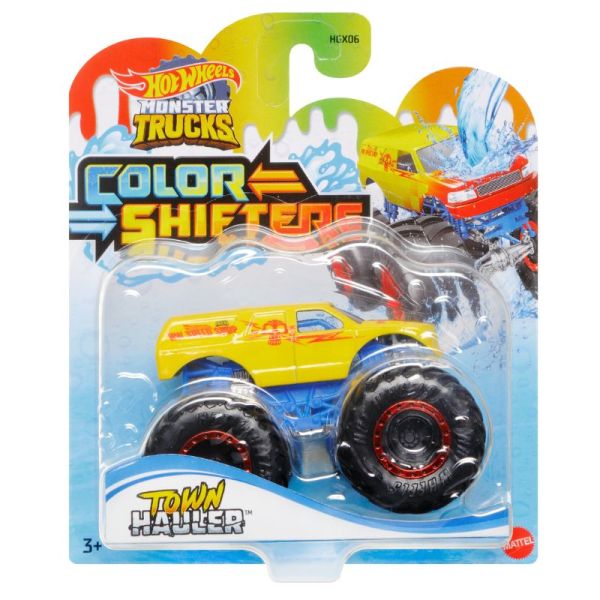 Hot Wheels Monster Trucks Color Shifters Színváltós Kisautó Town Hauler Jatekbolthu 6022