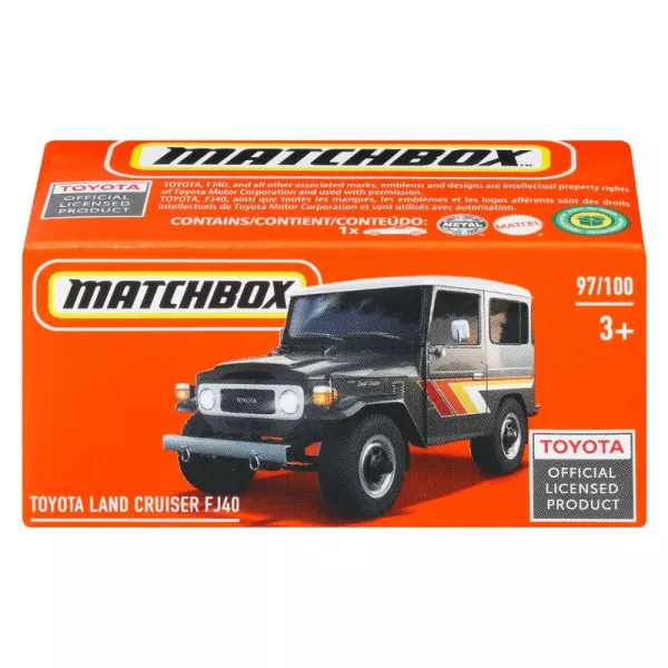 Matchbox – Voiture Miniature Toyota Land Cruiser FJ40 – Modèle Réduit à Collectionner – Jouet Non Motorisé