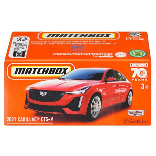 Matchbox 2021 Cadillac CT5-V – Modellino Auto In Scala, Giocattolo Portatile - 5