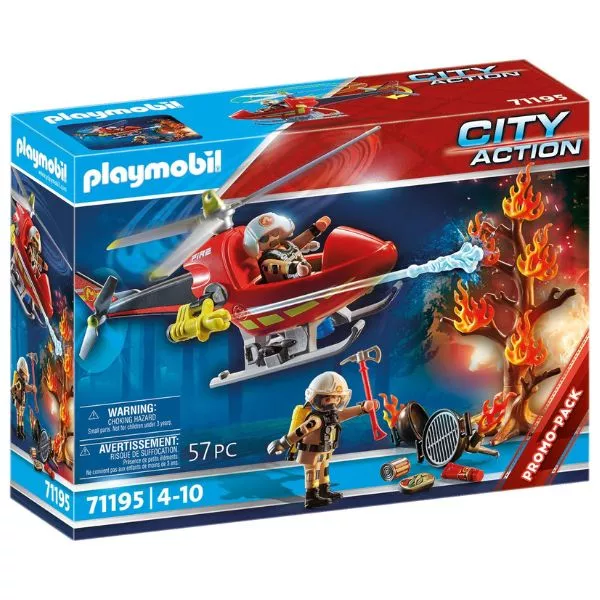Playmobil: Tűzoltósági helikopter 71195